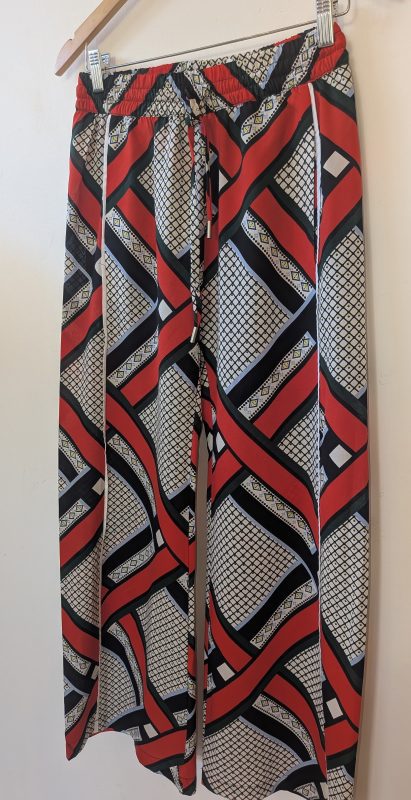 PANTALON ESTAMPADO ROJO MARIA CHER S - Imagen 3