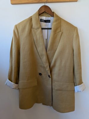 BLAZER ZARA Z CAMEL TALLE M