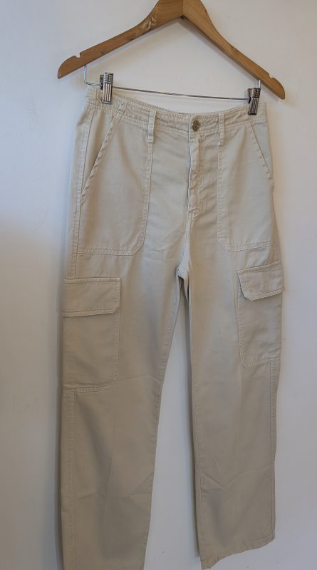 PANTALON BEIGE ZARA 36 - Imagen 3