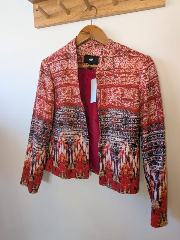 SACO ESTAMPADO H&M 36 - Imagen 4
